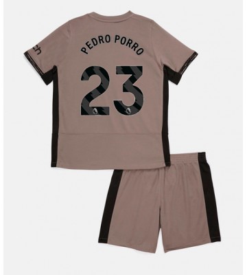 Tottenham Hotspur Pedro Porro #23 Replica Third Stadium Kit for Kids 2023-24 Short Sleeve (+ pants)